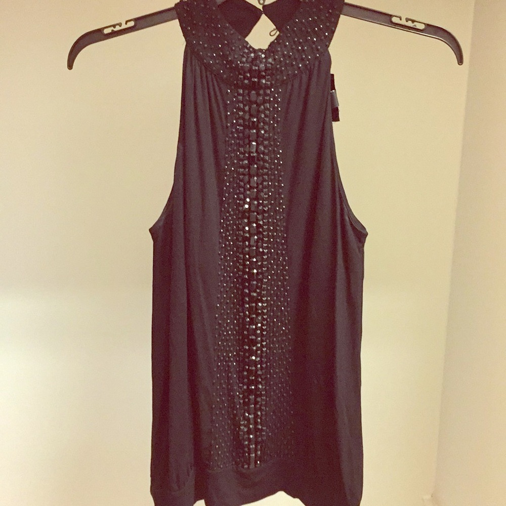 Beaded halter top